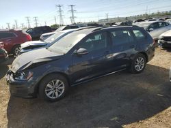 Salvage cars for sale from Copart Elgin, IL: 2016 Volkswagen Golf Sportwagen S