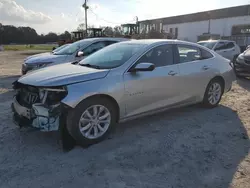 Salvage cars for sale at Augusta, GA auction: 2021 Chevrolet Malibu LT