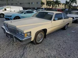 Cadillac Deville salvage cars for sale: 1979 Cadillac Deville