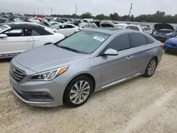 Salvage cars for sale at Arcadia, FL auction: 2017 Hyundai Sonata Sport