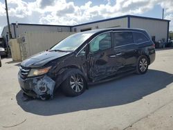 Salvage cars for sale at auction: 2015 Honda Odyssey EXL