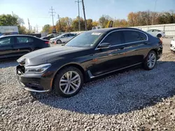 Salvage cars for sale at Columbus, OH auction: 2016 BMW 750 XI