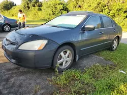 Carros dañados por inundaciones a la venta en subasta: 2004 Honda Accord EX