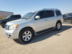 Salvage cars for sale at Amarillo, TX auction: 2011 Nissan Armada SV