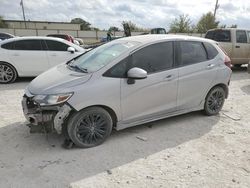 Salvage cars for sale at Haslet, TX auction: 2018 Honda FIT Sport