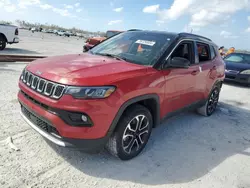 Salvage cars for sale at Arcadia, FL auction: 2023 Jeep Compass Limited