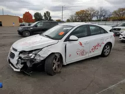 Salvage cars for sale at Moraine, OH auction: 2015 Chevrolet Cruze LT