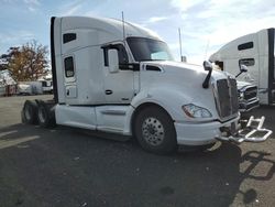 Salvage trucks for sale at Mcfarland, WI auction: 2020 Kenworth Construction T680