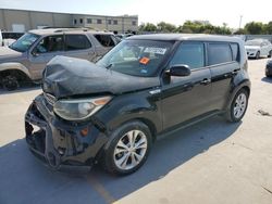 KIA salvage cars for sale: 2015 KIA Soul +