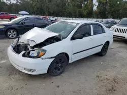 Salvage cars for sale at Ocala, FL auction: 2003 Toyota Corolla CE