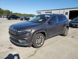 Jeep salvage cars for sale: 2019 Jeep Cherokee Latitude Plus