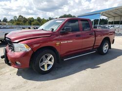 Salvage trucks for sale at Florence, MS auction: 2012 Dodge RAM 1500 ST