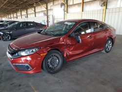 Carros salvage sin ofertas aún a la venta en subasta: 2020 Honda Civic LX