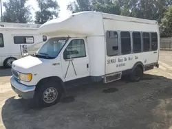 Salvage trucks for sale at Van Nuys, CA auction: 2000 Ford Econoline E450 Super Duty Cutaway Van