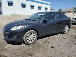 Salvage cars for sale from Copart Albuquerque, NM: 2012 Mazda 3 I