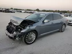 Salvage cars for sale at San Antonio, TX auction: 2016 Hyundai Equus Signature