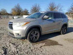 2014 Toyota Highlander XLE en venta en Baltimore, MD