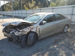 Salvage cars for sale at Savannah, GA auction: 2016 Toyota Camry LE