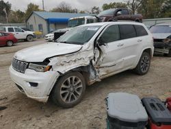 Jeep salvage cars for sale: 2017 Jeep Grand Cherokee Overland