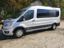 Salvage trucks for sale at North Billerica, MA auction: 2022 Ford Transit T-350