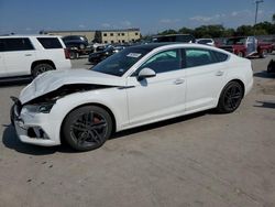 Salvage cars for sale at Wilmer, TX auction: 2019 Audi A5 Premium