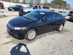 Salvage cars for sale at Spartanburg, SC auction: 2012 Honda Civic EXL