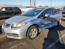 Salvage cars for sale from Copart Van Nuys, CA: 2013 Honda Civic LX