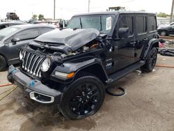 Jeep Vehiculos salvage en venta: 2022 Jeep Wrangler Unlimited Sahara 4XE