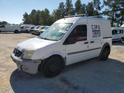 Salvage trucks for sale at Harleyville, SC auction: 2010 Ford Transit Connect XL