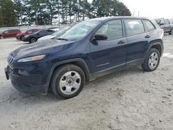 Salvage cars for sale at Loganville, GA auction: 2014 Jeep Cherokee Sport