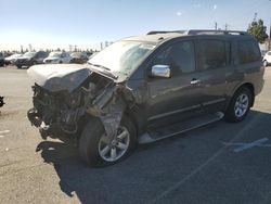 Salvage cars for sale at Rancho Cucamonga, CA auction: 2011 Nissan Armada SV