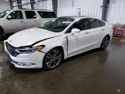 Salvage cars for sale at Ham Lake, MN auction: 2017 Ford Fusion Titanium