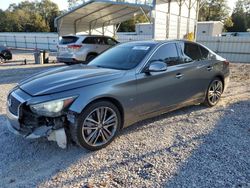 Salvage cars for sale at Augusta, GA auction: 2014 Infiniti Q50 Base