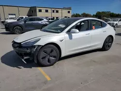 Tesla Vehiculos salvage en venta: 2019 Tesla Model 3