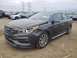 Salvage cars for sale at Elgin, IL auction: 2017 Hyundai Sonata Sport