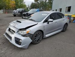 Salvage cars for sale at Portland, OR auction: 2016 Subaru WRX