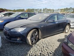 Salvage cars for sale at Windsor, NJ auction: 2014 Tesla Model S