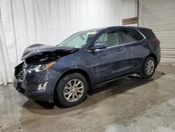 Salvage cars for sale at Leroy, NY auction: 2018 Chevrolet Equinox LT