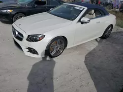 Flood-damaged cars for sale at auction: 2018 Mercedes-Benz E 400