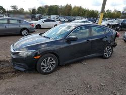 Honda salvage cars for sale: 2017 Honda Civic EX