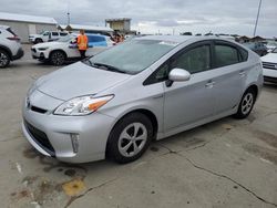 Salvage cars for sale at Riverview, FL auction: 2015 Toyota Prius