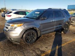 Salvage cars for sale at Woodhaven, MI auction: 2013 Ford Explorer XLT