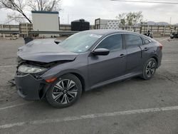 Salvage cars for sale at Anthony, TX auction: 2017 Honda Civic EX