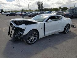 Chevrolet Camaro LT salvage cars for sale: 2018 Chevrolet Camaro LT