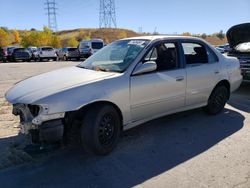 Salvage cars for sale from Copart Littleton, CO: 2002 Toyota Corolla CE