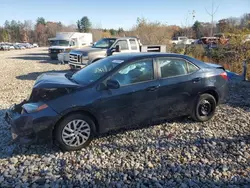 Salvage cars for sale at Candia, NH auction: 2017 Toyota Corolla L