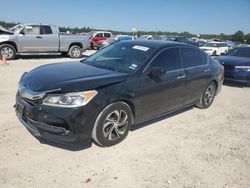 Honda salvage cars for sale: 2016 Honda Accord LX