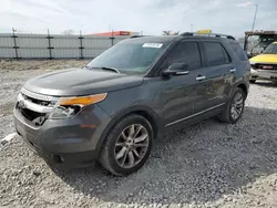 Salvage cars for sale at Cahokia Heights, IL auction: 2015 Ford Explorer XLT