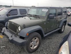 Flood-damaged cars for sale at auction: 2015 Jeep Wrangler Unlimited Sport