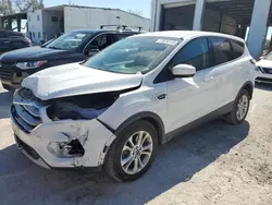 Salvage cars for sale at Riverview, FL auction: 2017 Ford Escape SE